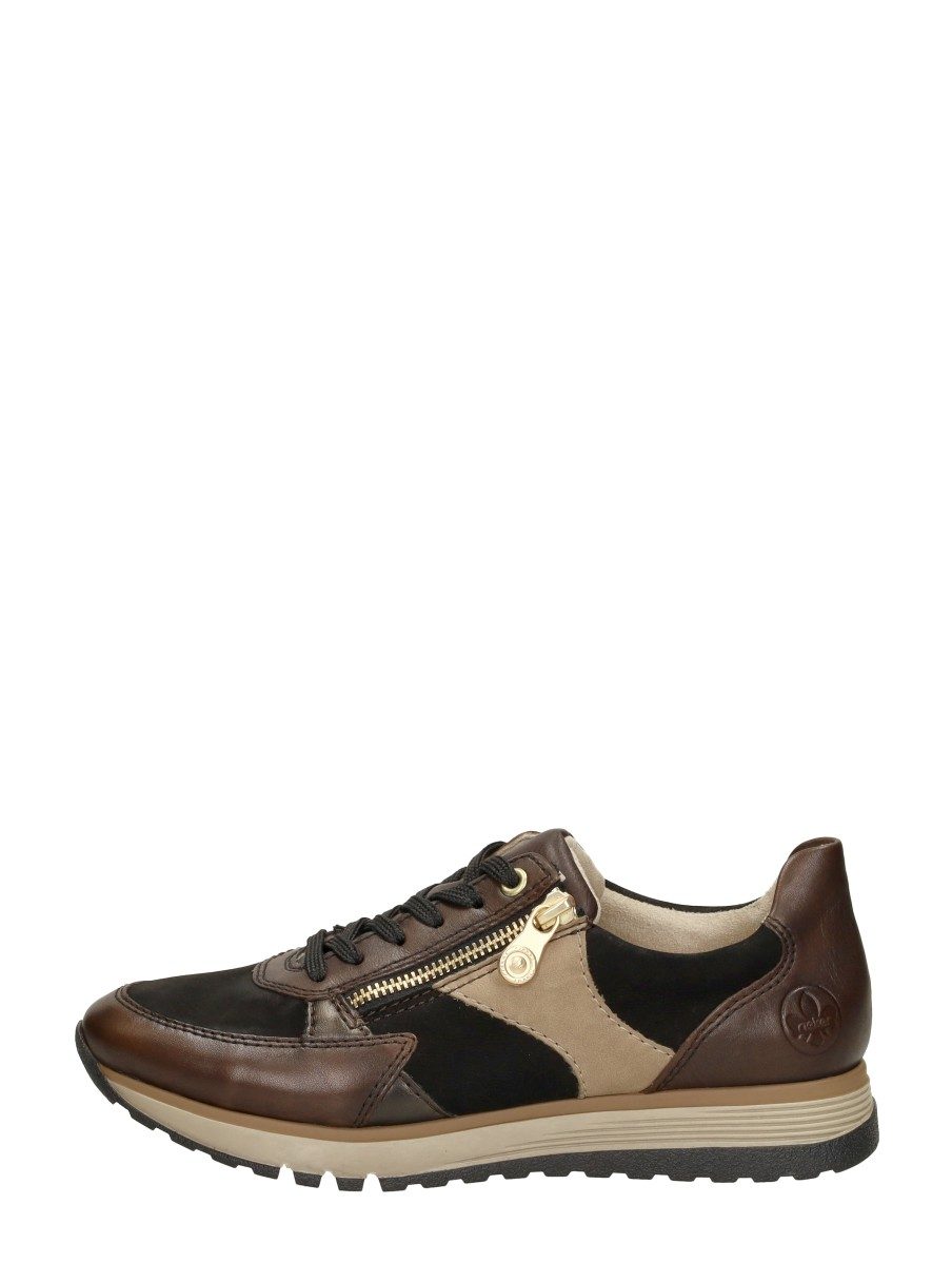 Rieker - Sneakers Laag – donkerbruin