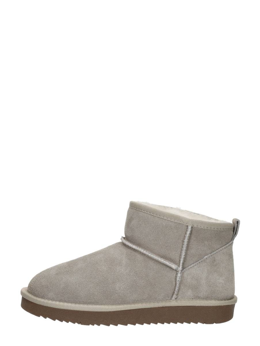 Sub55 - Enkellaarsjes Plat – beige