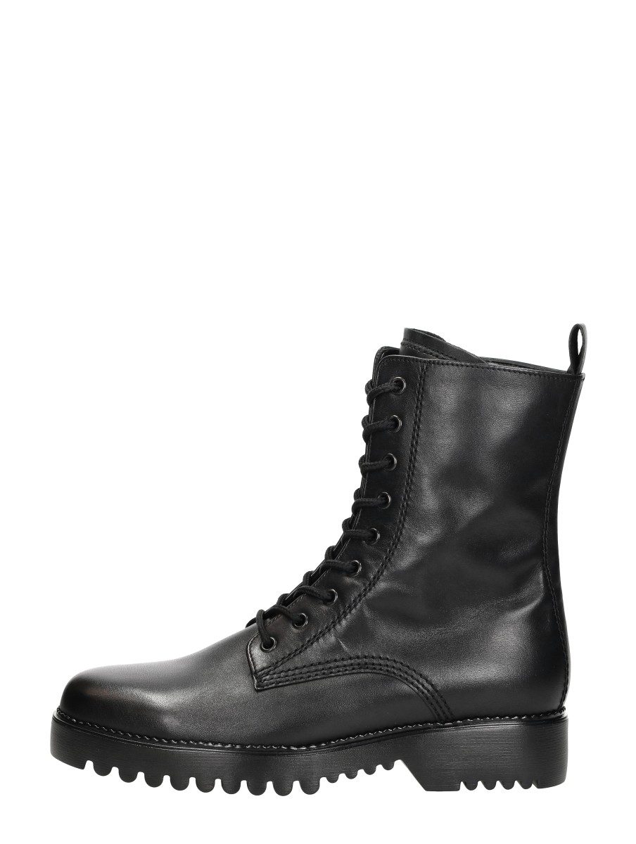 Gabor - Veterschoenen Hoog – zwart