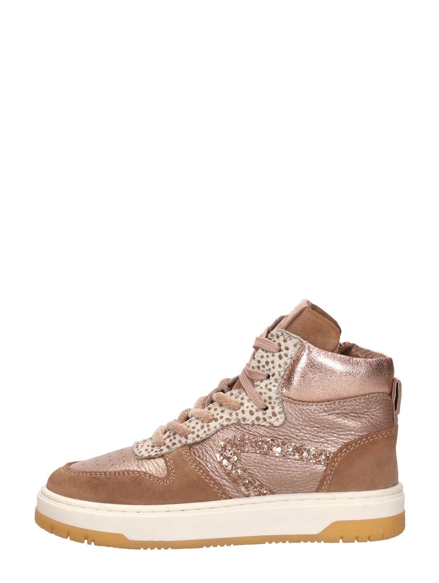Keq - Veterschoen Hoog – taupe – foto 1 van 4