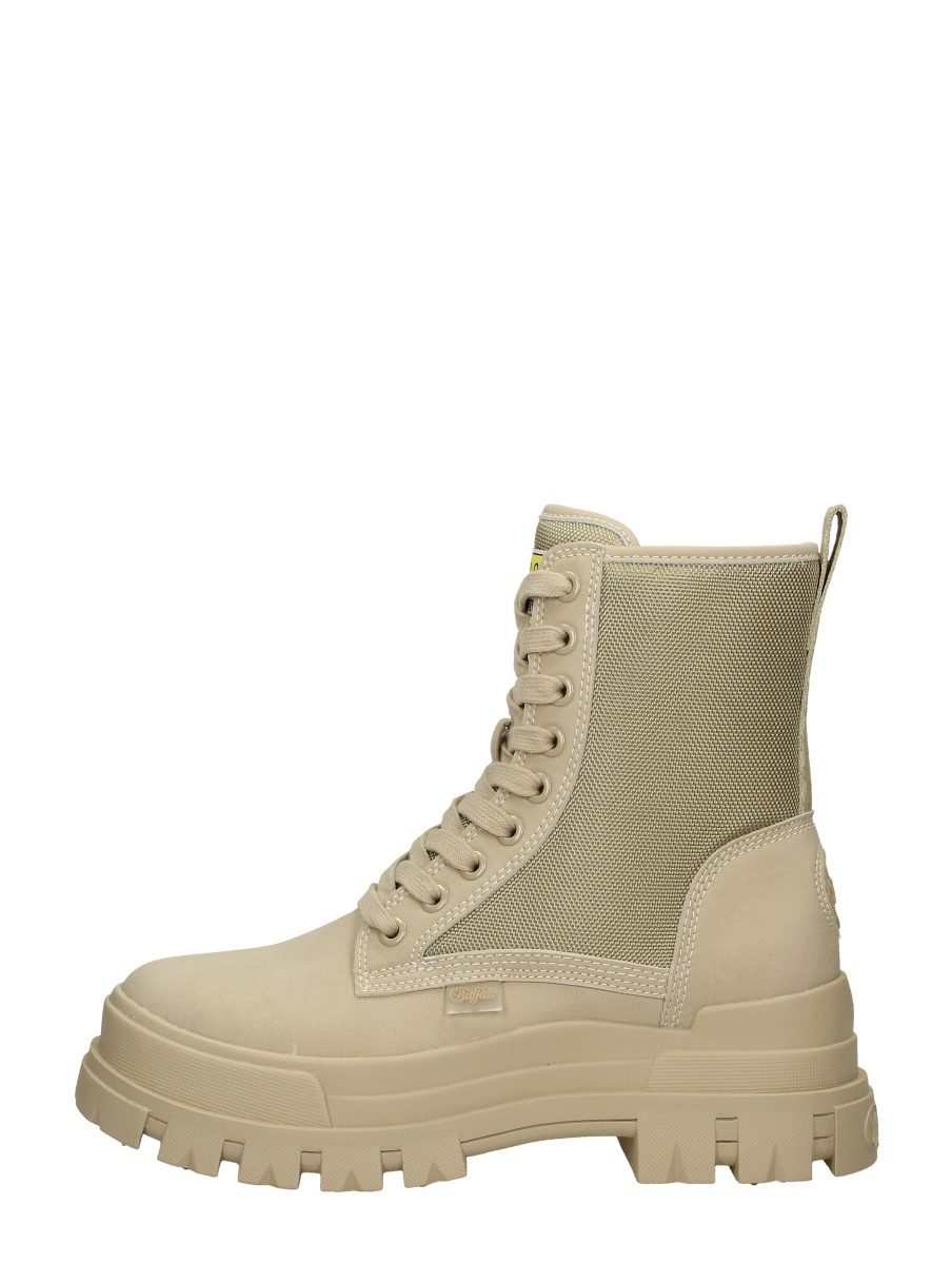 Buffalo - Aspha Com2 Laceup Mid – beige