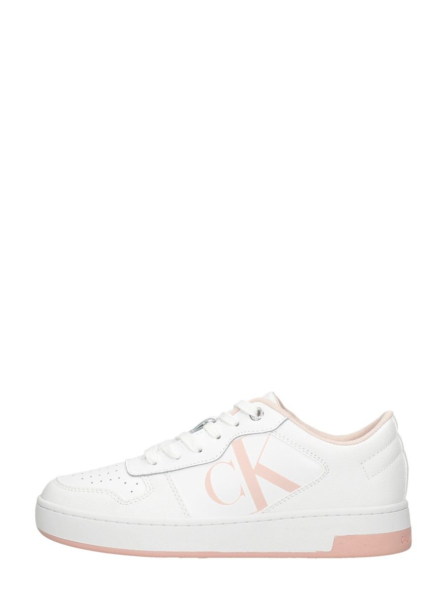Calvin Klein - Cupsole Laceup Basket Low Lth – wit