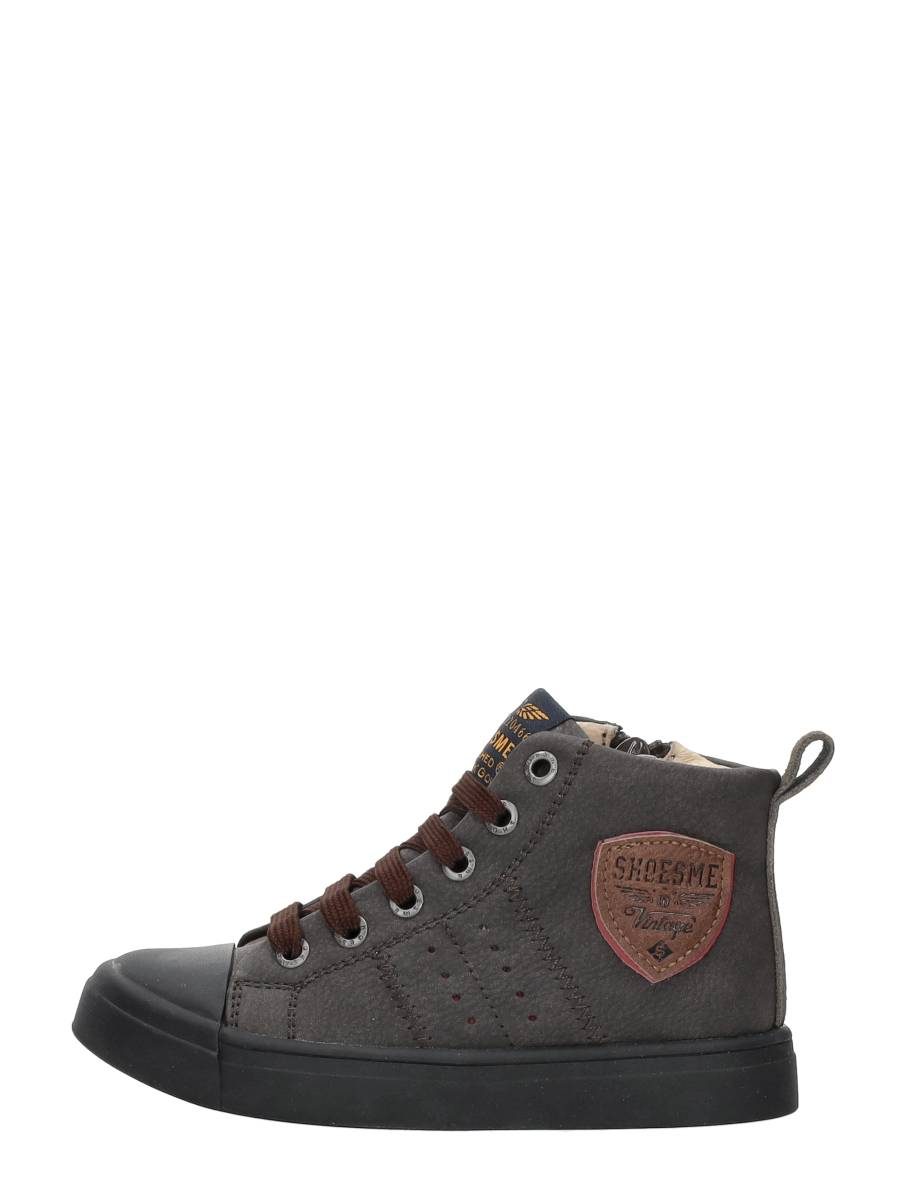 Shoesme - Veterschoenen Hoog – donkerbruin