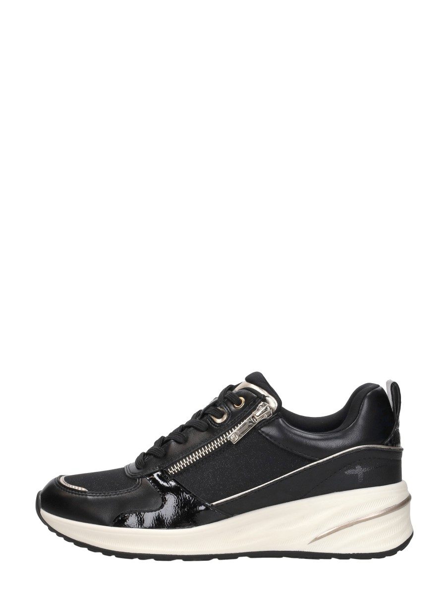 Tamaris - Sneakers Laag – zwart