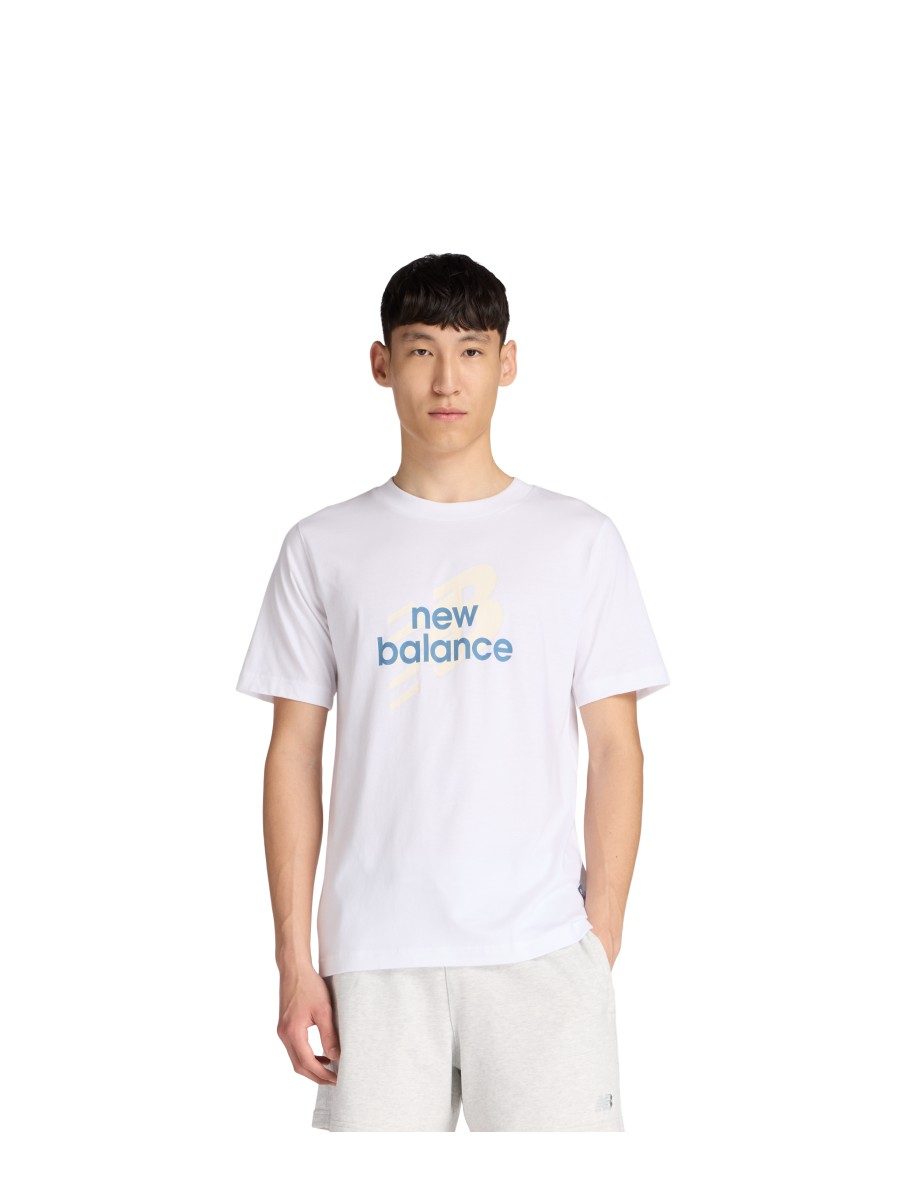 New Balance - Anglar Logo T-shirt – wit