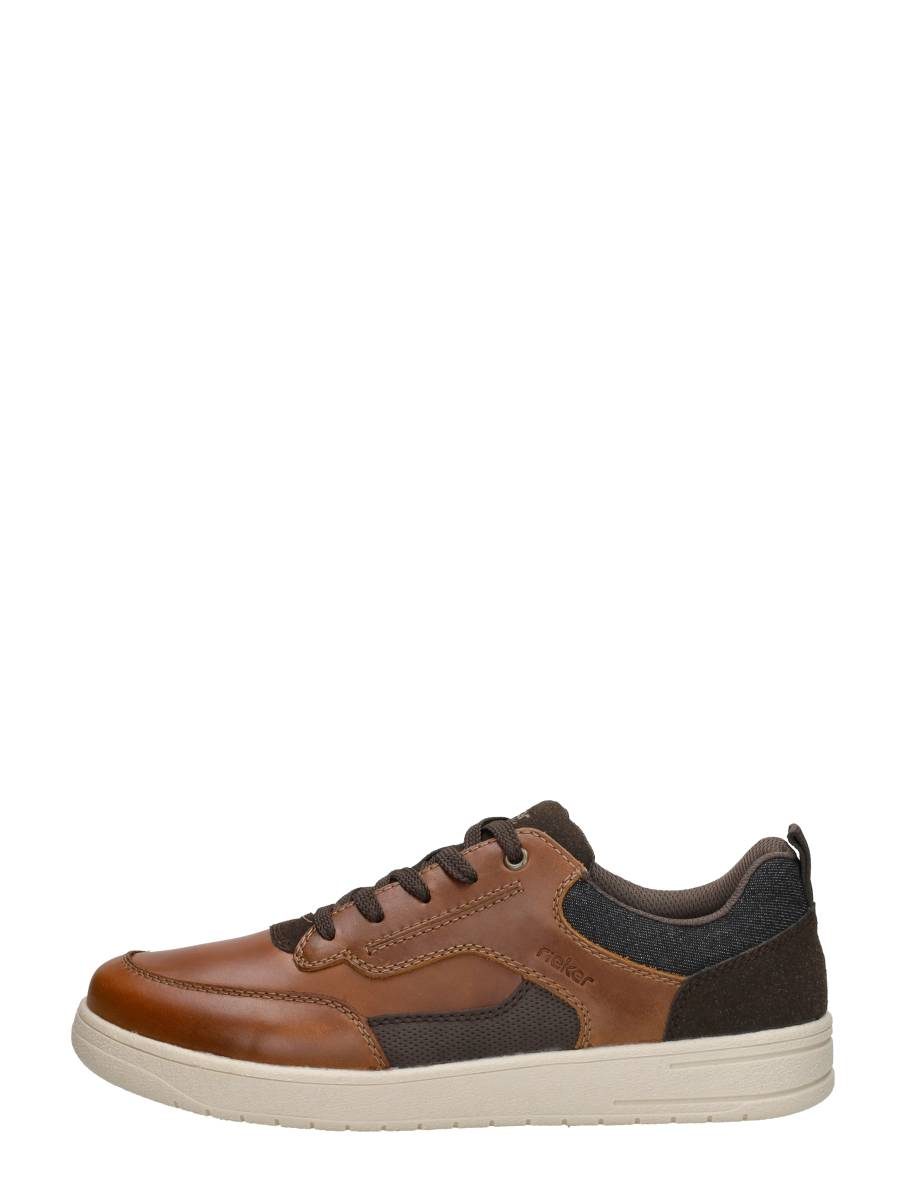 Rieker - Veterschoenen Laag – cognac
