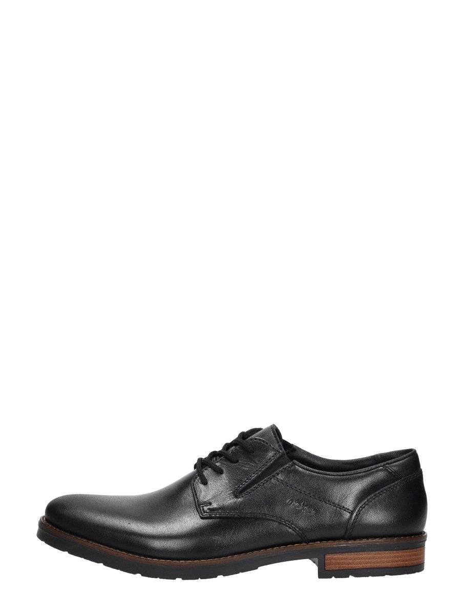 Rieker - Veterschoenen Laag – zwart
