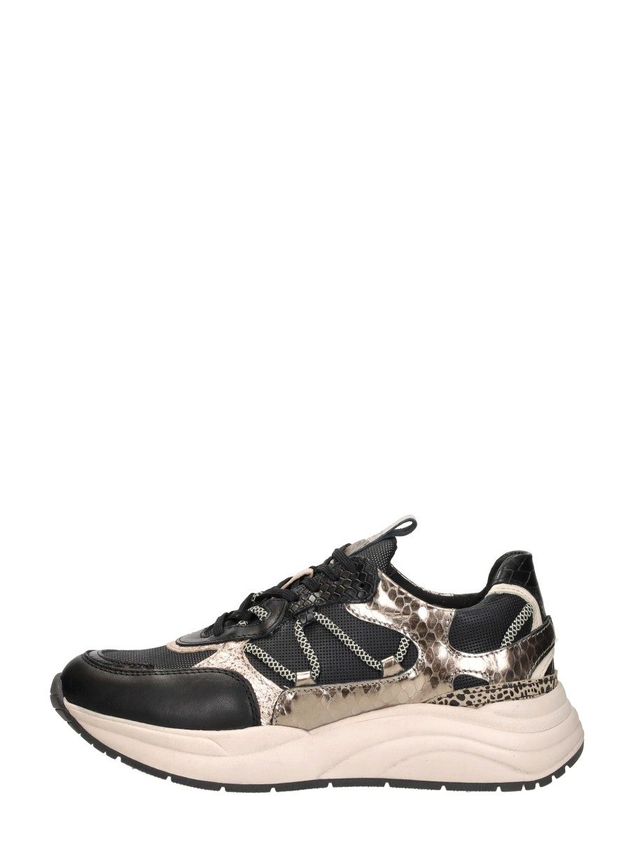 Sub55 - Sneakers Laag – zwart