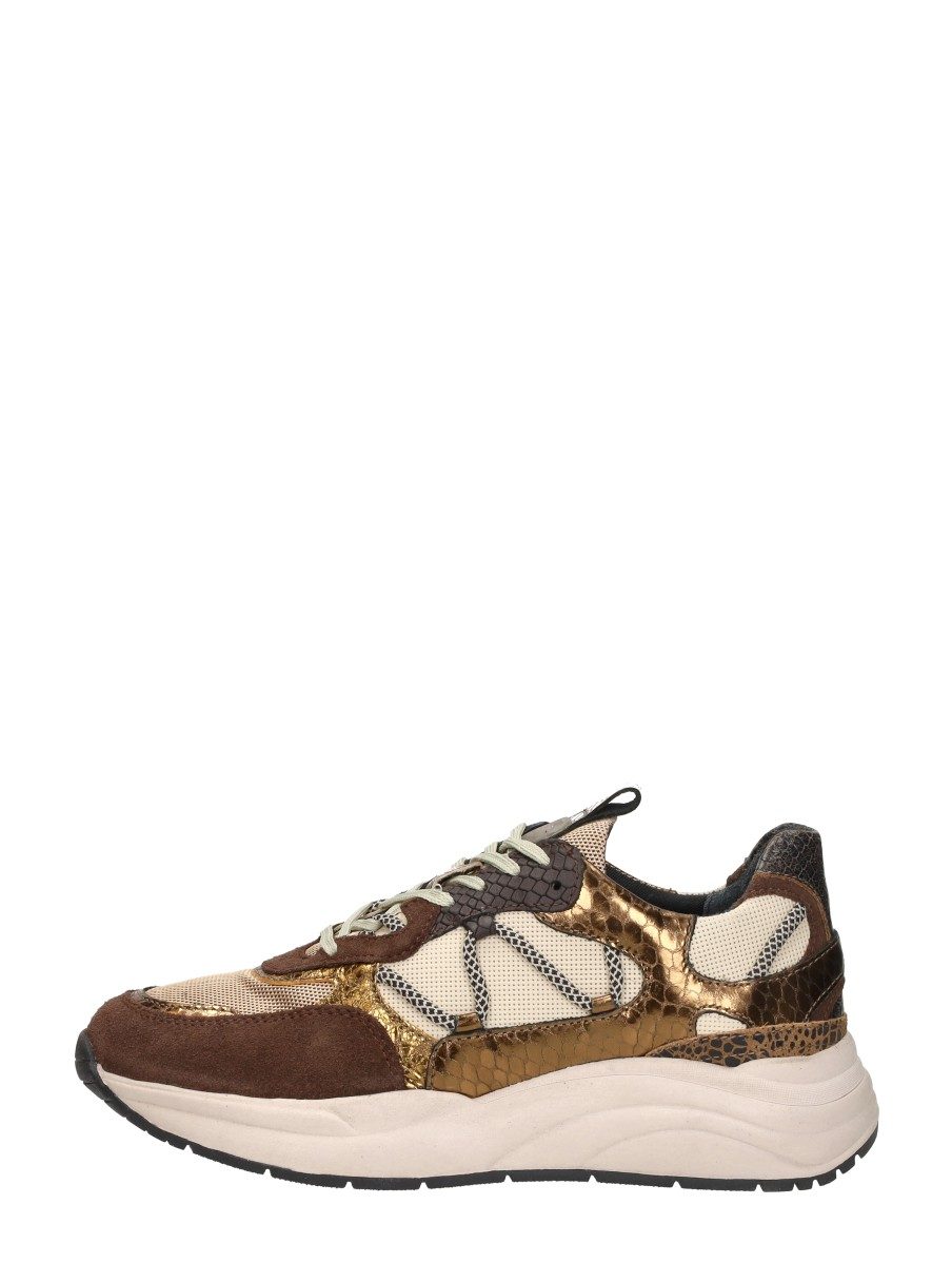 Sub55 - Sneakers Laag – donkerbruin