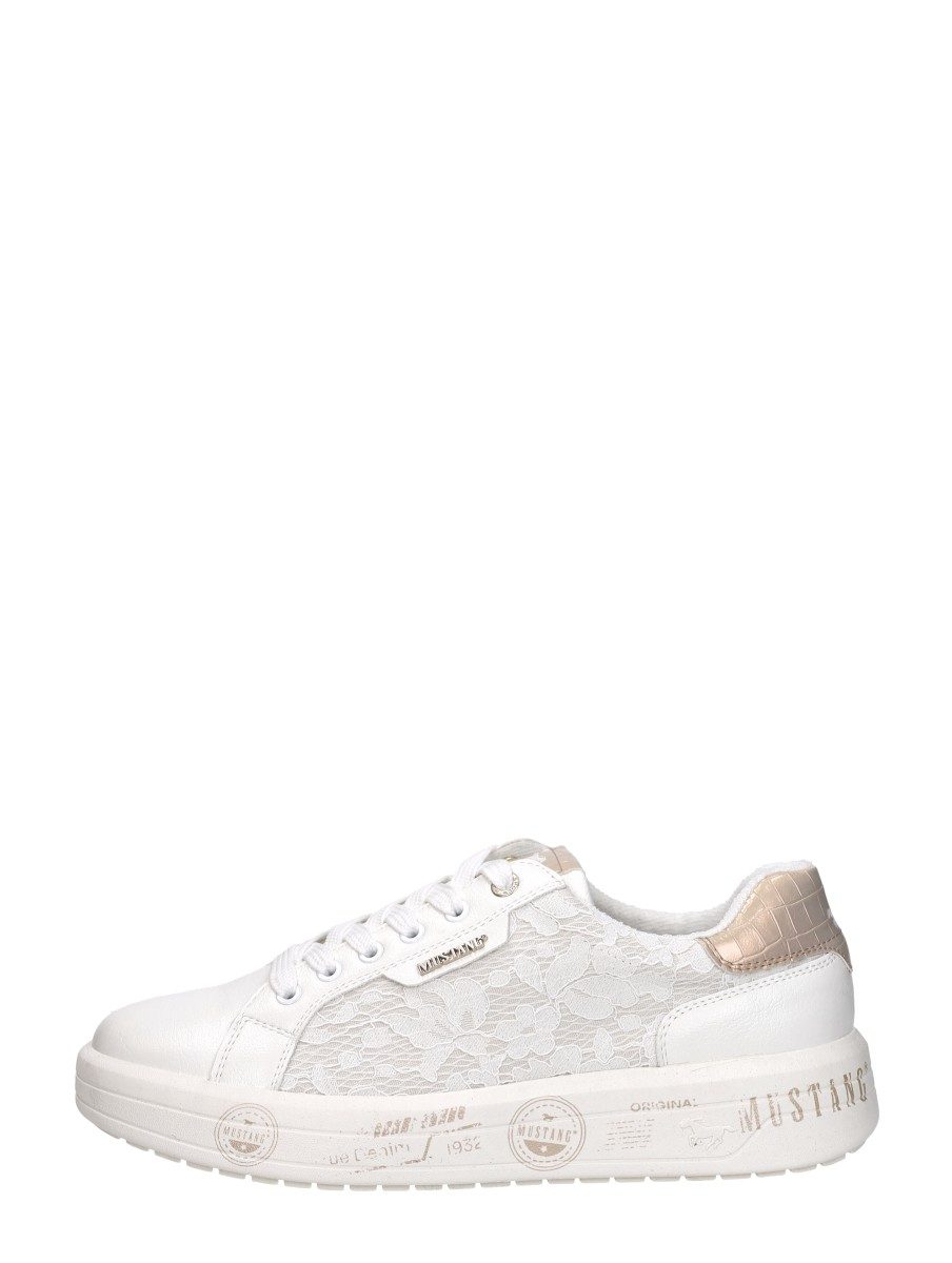 Mustang - Sneakers Laag – wit