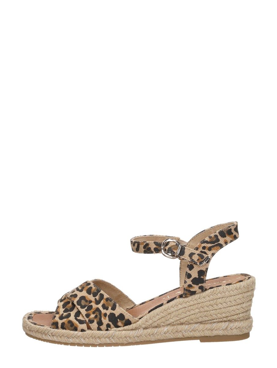 Tamaris - Sandalen Touwzool – beige