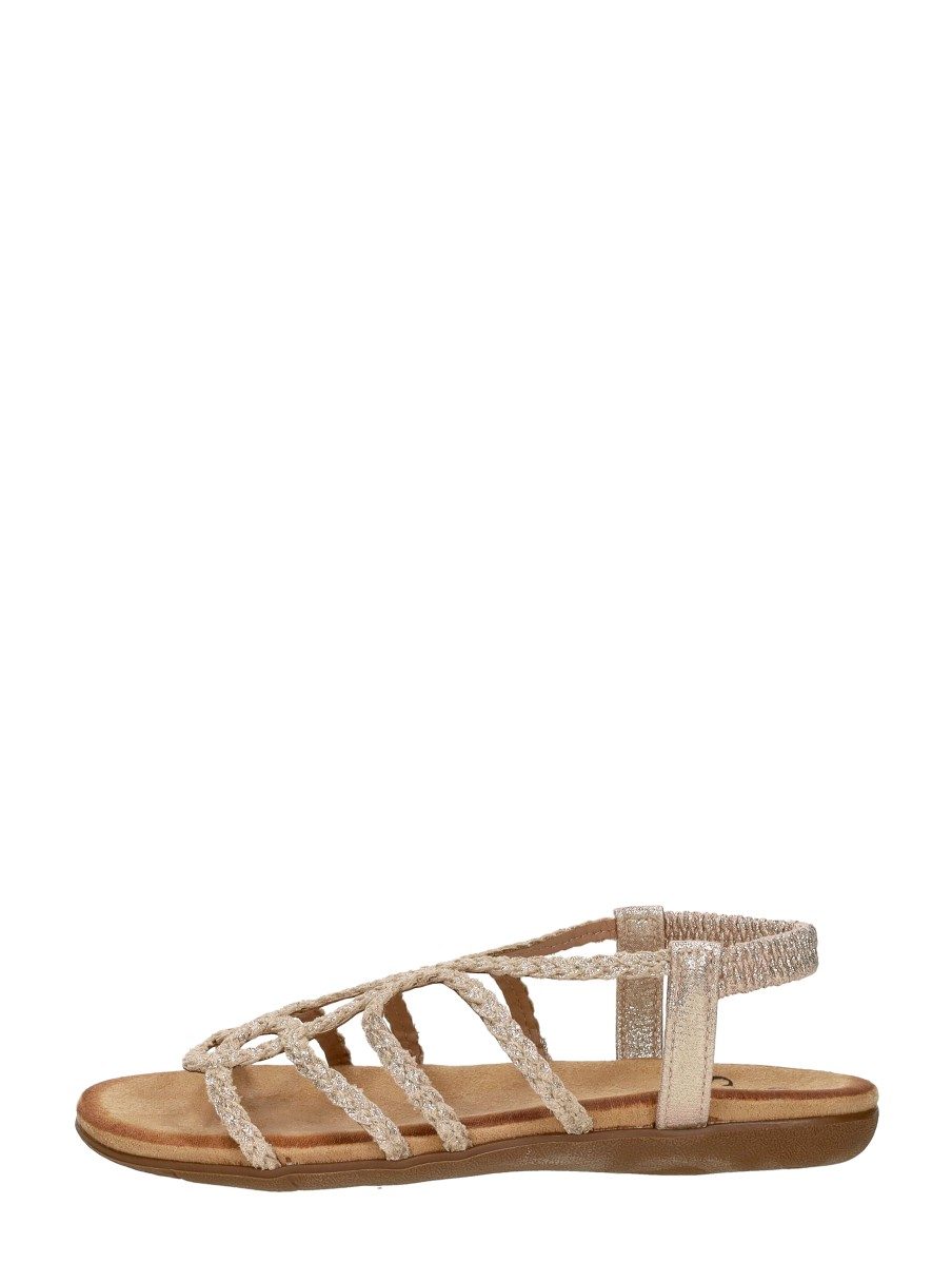 Sub55 - Sandalen Plat – goudkleur