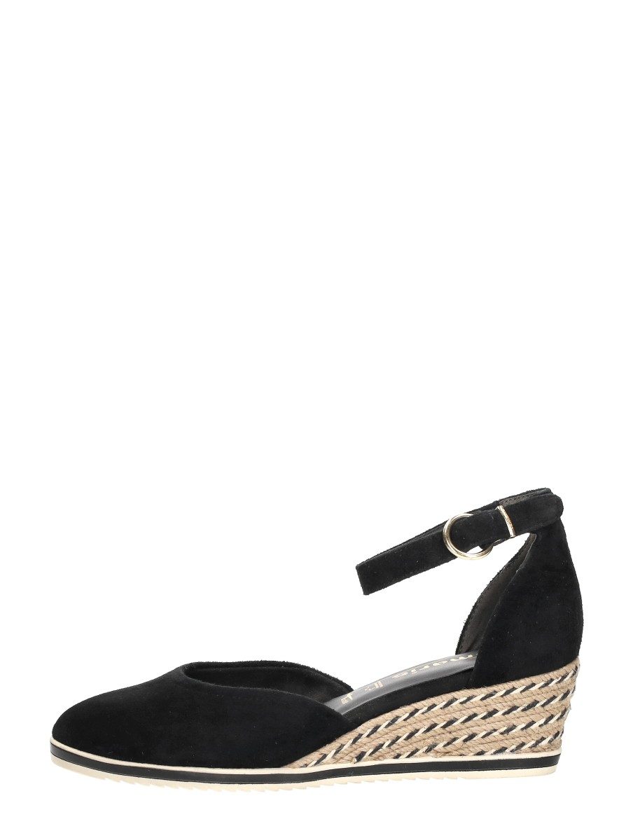 Tamaris - Sandalen Touwzool – zwart