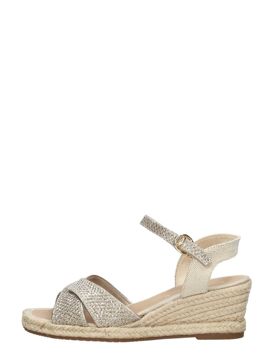 Tamaris - Sandalen Touwzool – goudkleur
