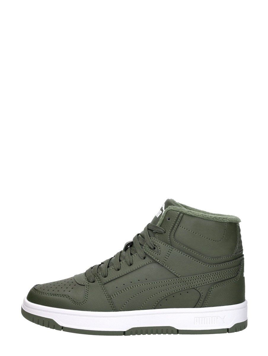 Puma - Rebound Slam Mid Wtr Jr – groen