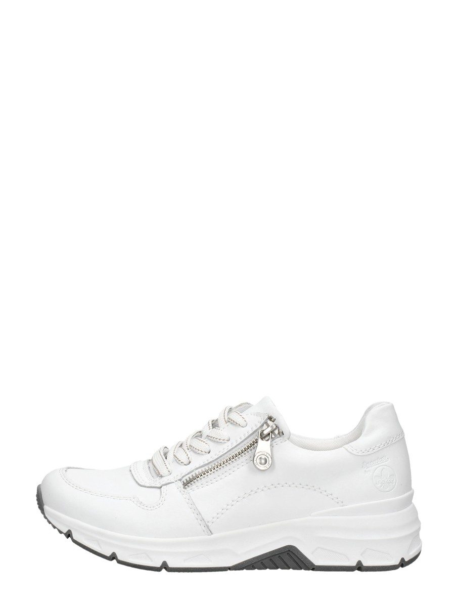 Rieker - Veterschoenen Laag – wit