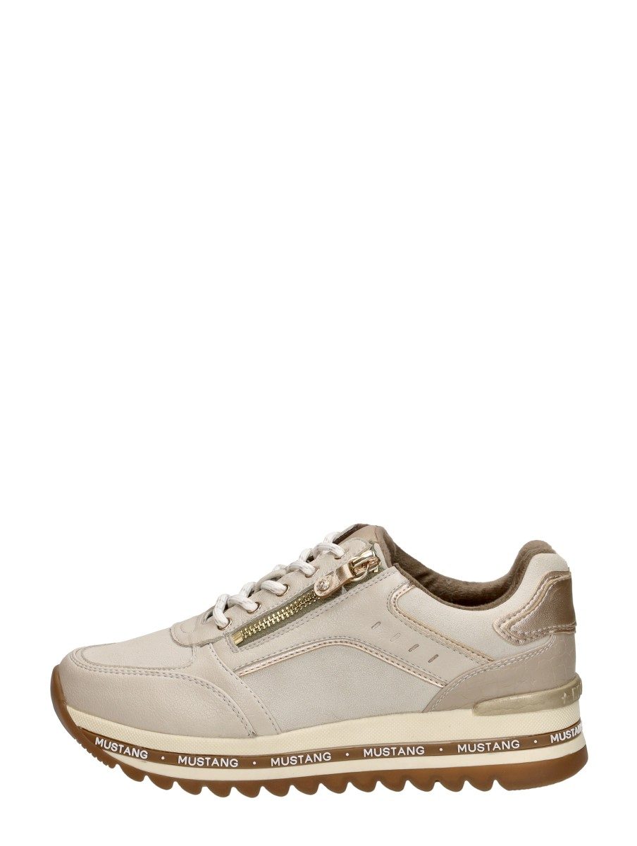 Mustang - Sneakers Laag – gebroken wit