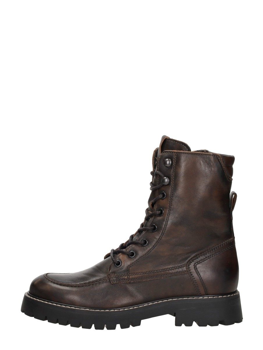 Sub55 - Veterschoenen Hoog – donkerbruin