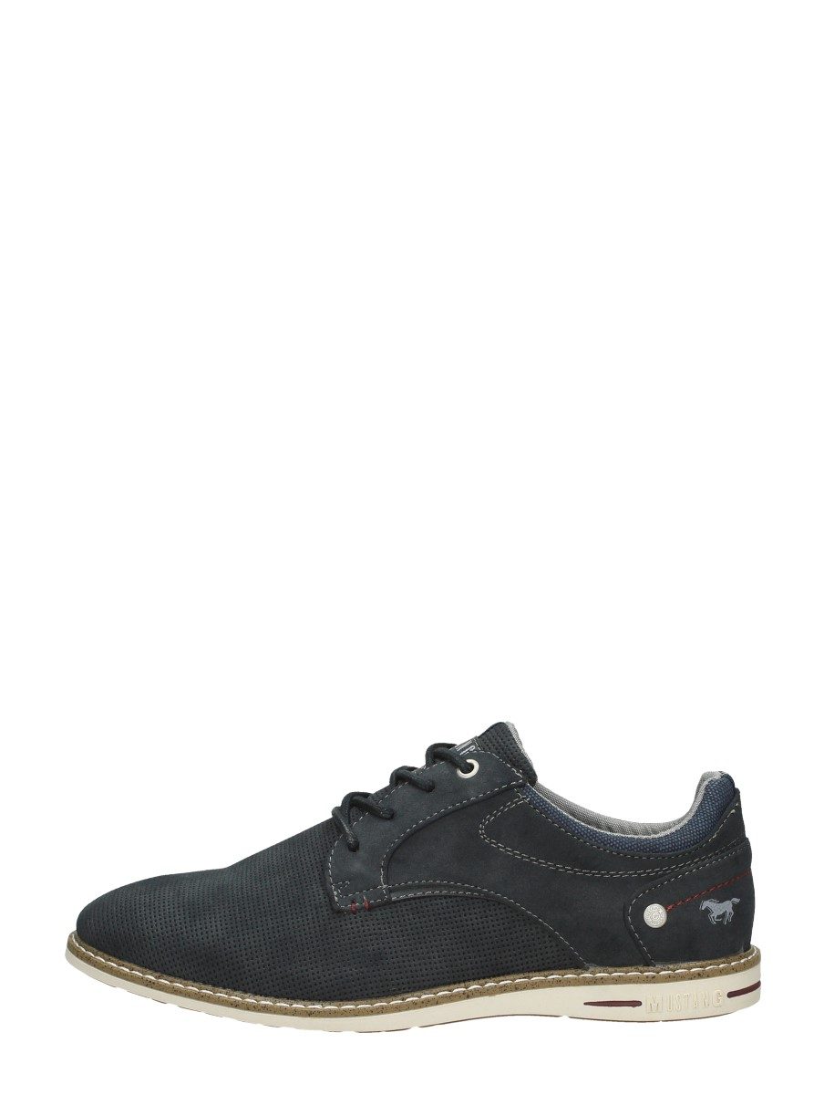 Mustang - Veterschoenen Laag – blauw