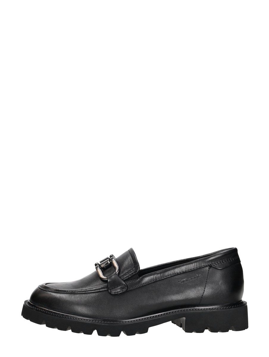 Tamaris Wide Fit - Mocassin – zwart