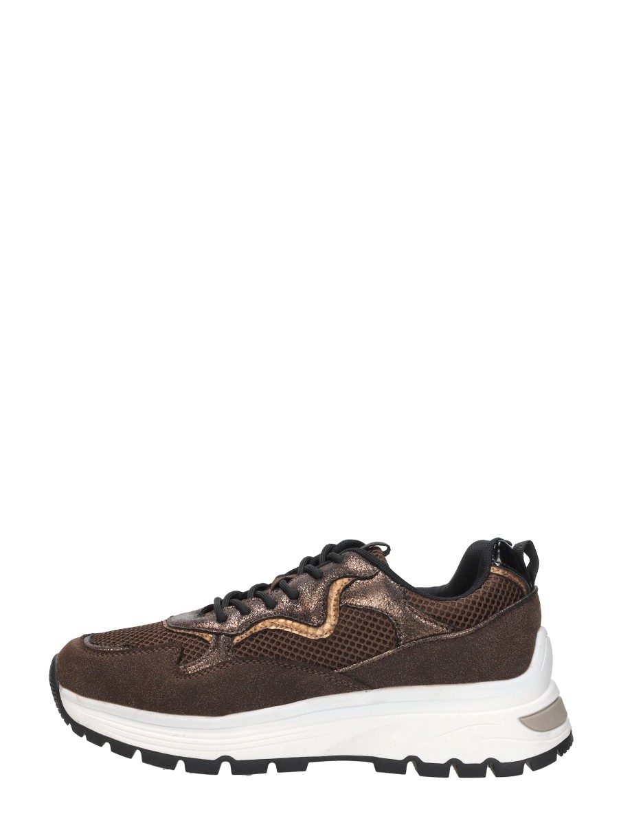 Sub55 - Sneakers Laag – donkerbruin