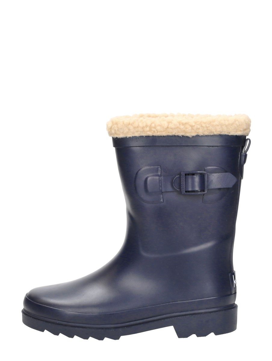 Keq - Rainboots Fur – blauw