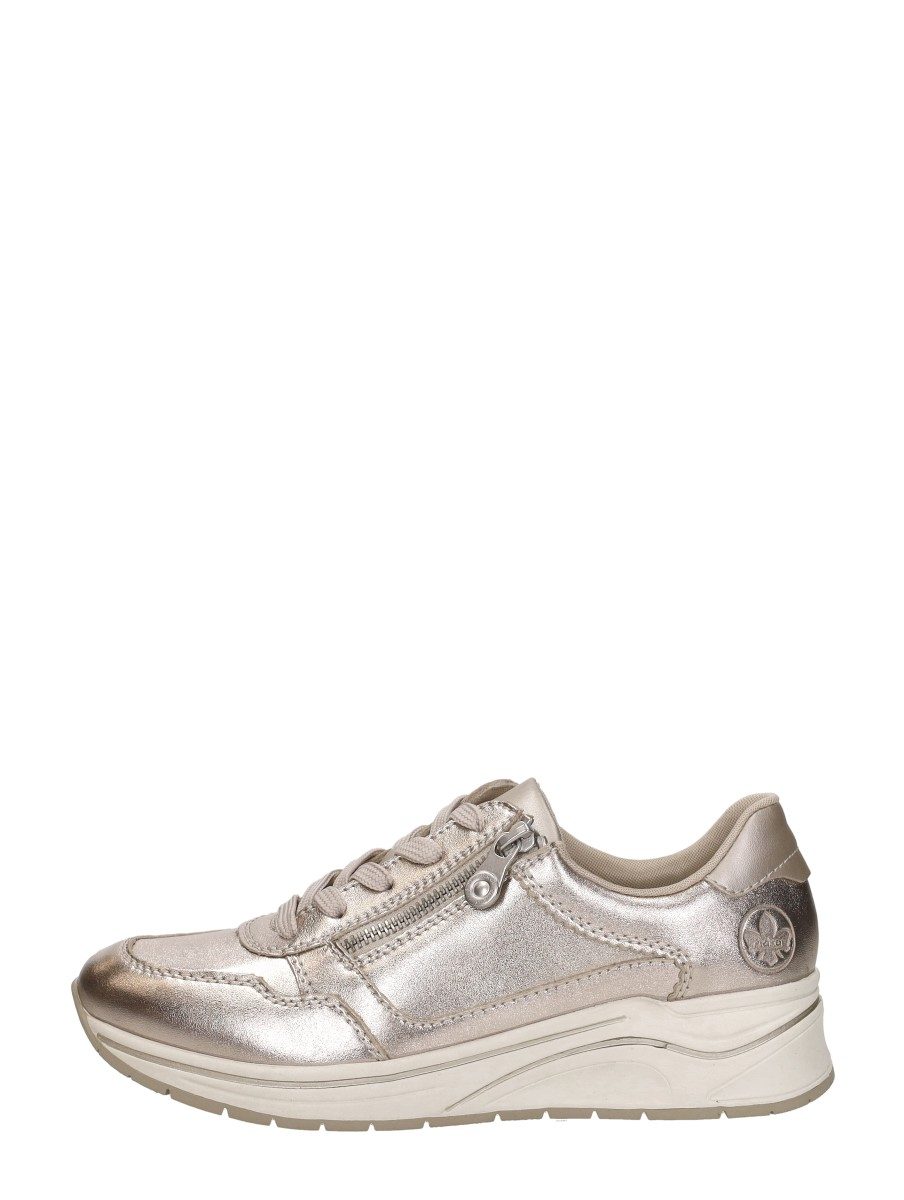 Rieker - Sneakers Laag – goudkleur