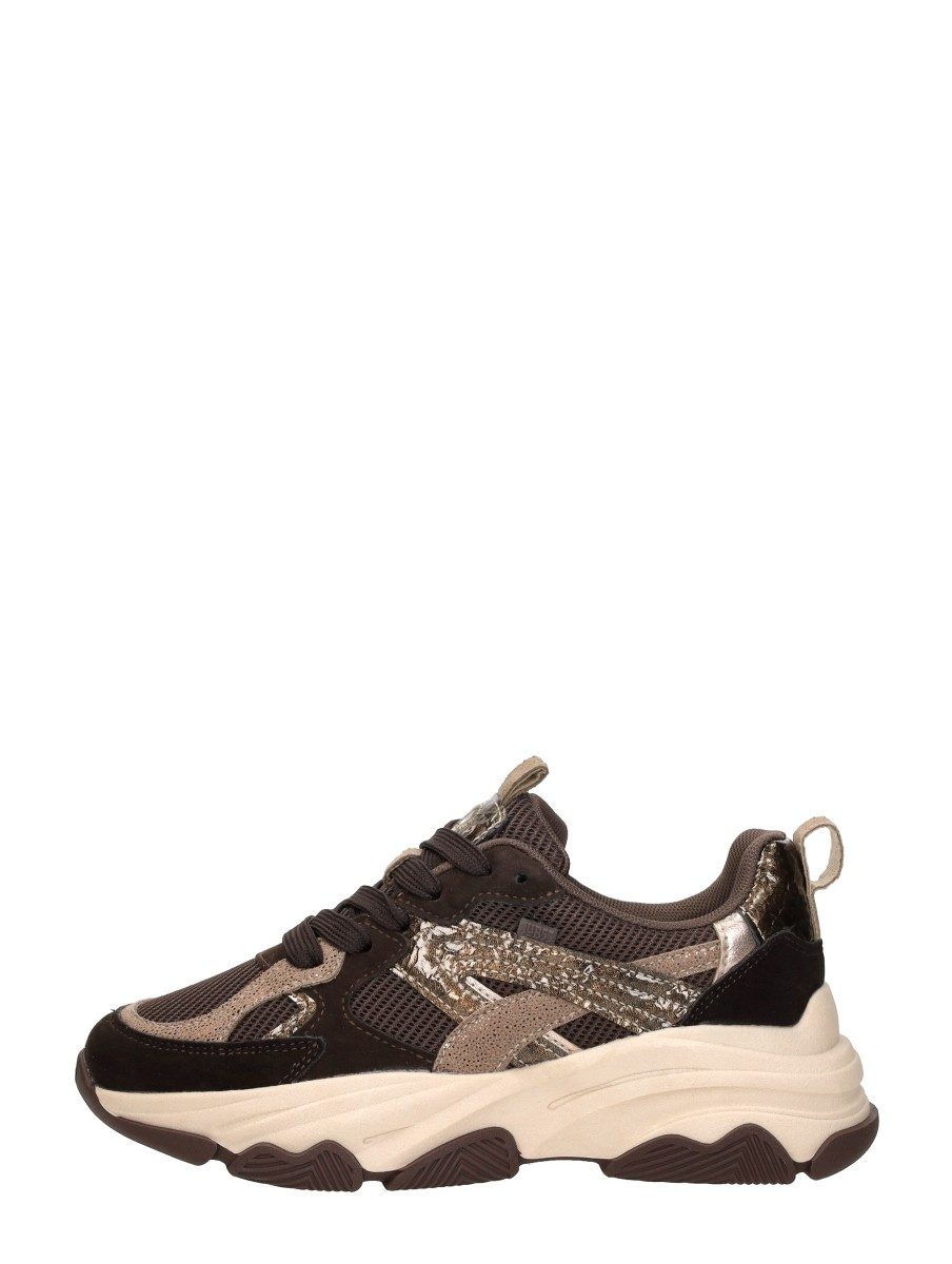 Sub55 - Sneakers Laag – donkerbruin