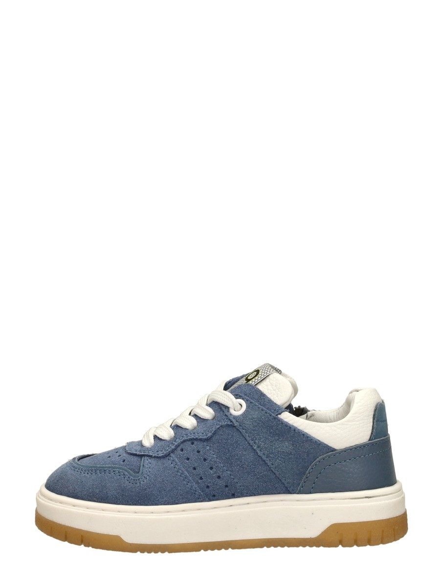 Keq - Veterschoenen Laag – licht blauw