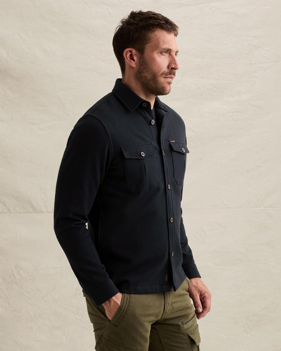 Overshirt van een katoenblend met borstzakken – salute