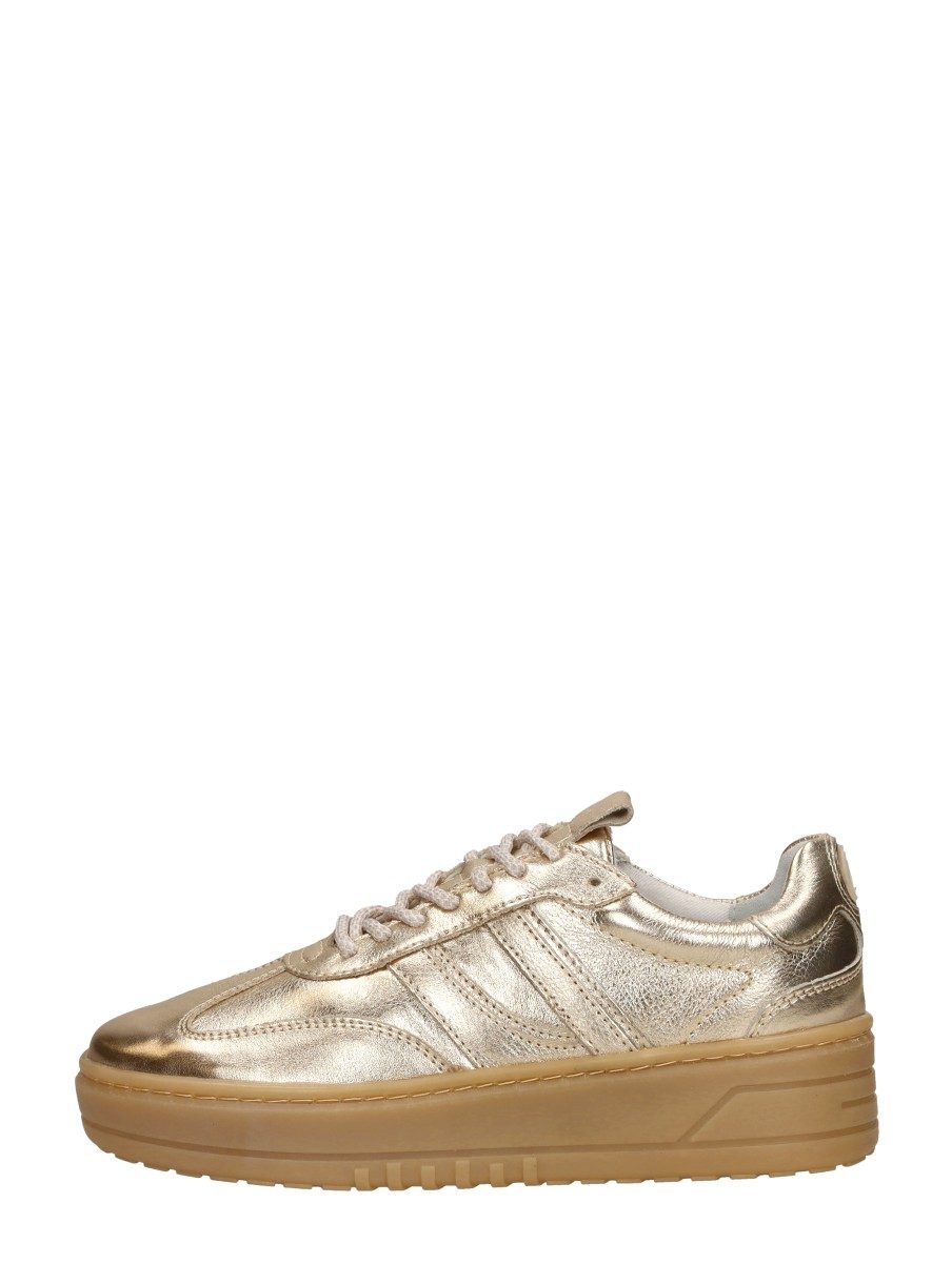 Sub55 - Veterschoenen Laag – goudkleur