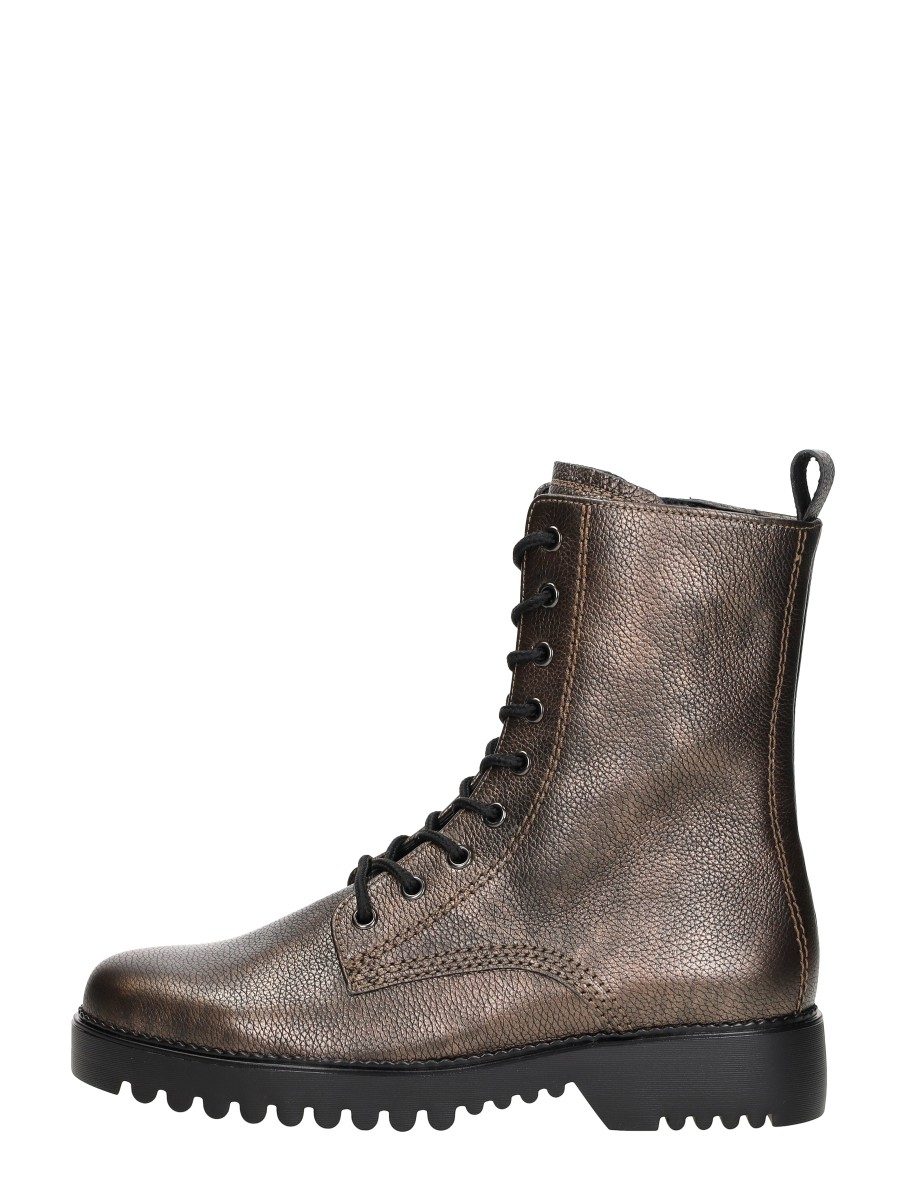 Gabor - Veterschoenen Hoog – brons