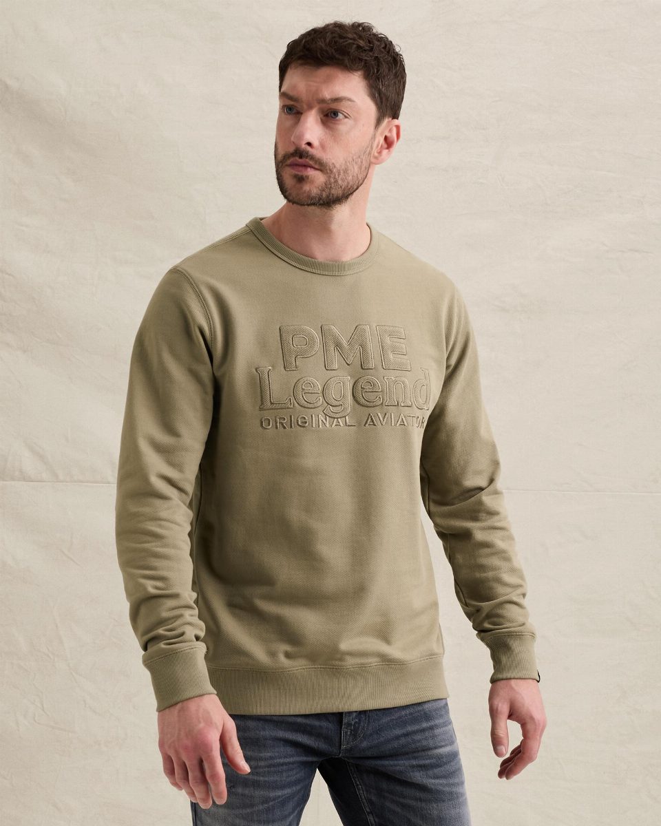 Sweatshirt met ronde hals en artwork – overland trek