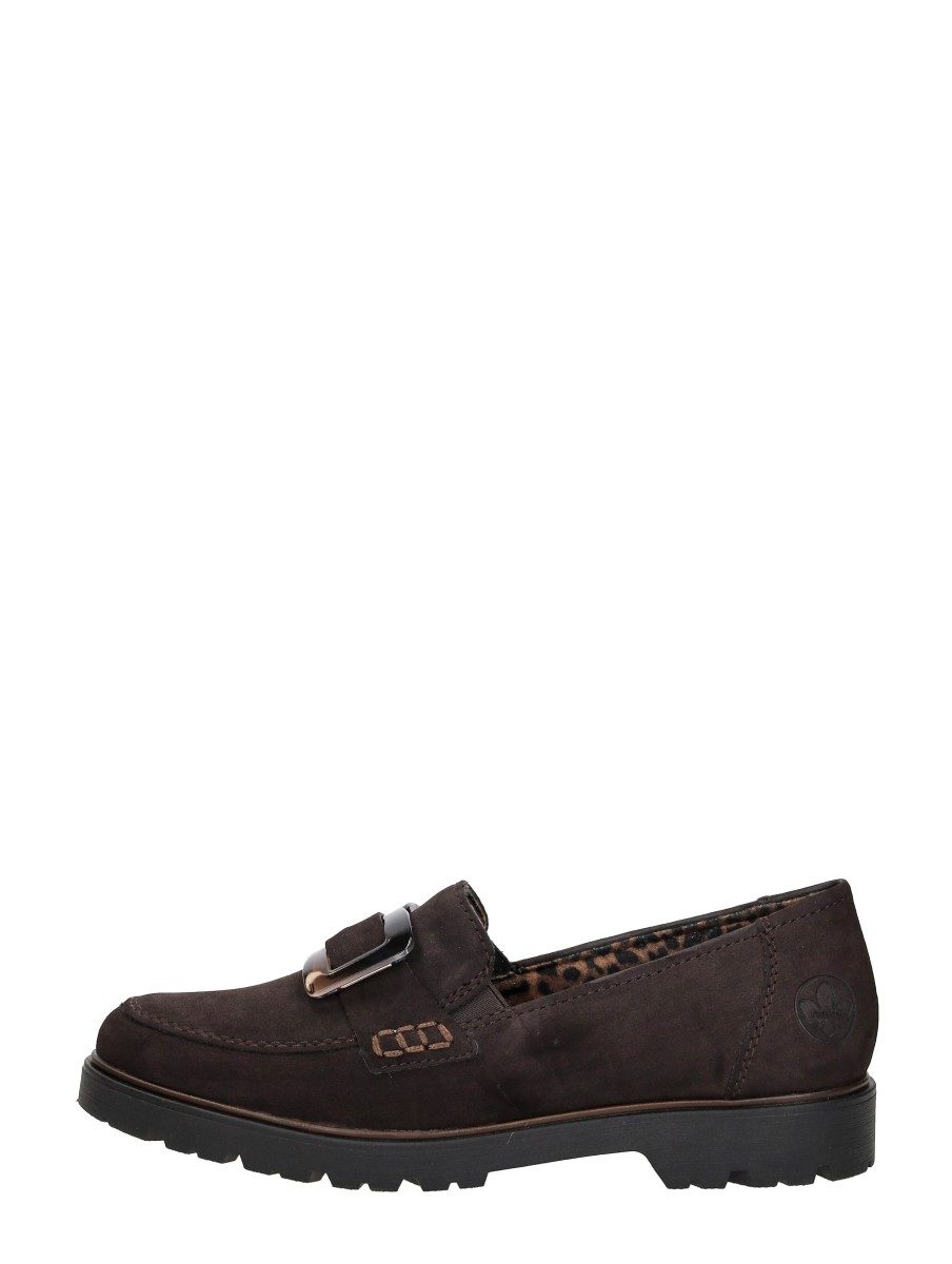Rieker - Mocassin – donkerbruin