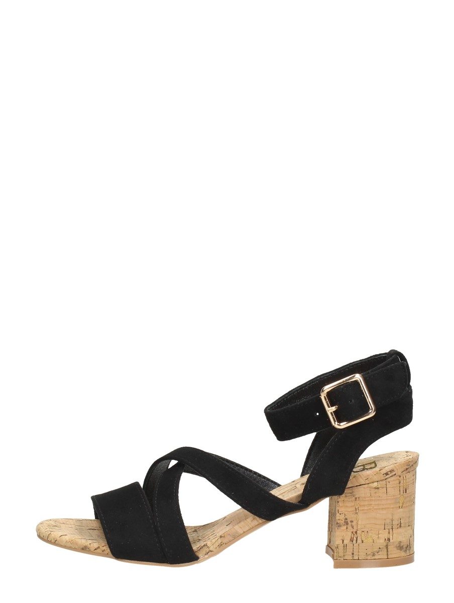 Sub55 - Sandalen Hak – zwart
