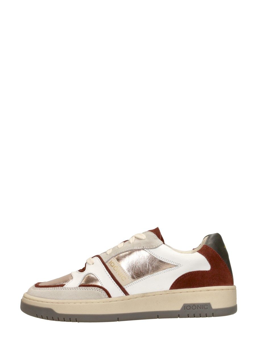 Iqonic - Sneakers Laag – gebroken wit