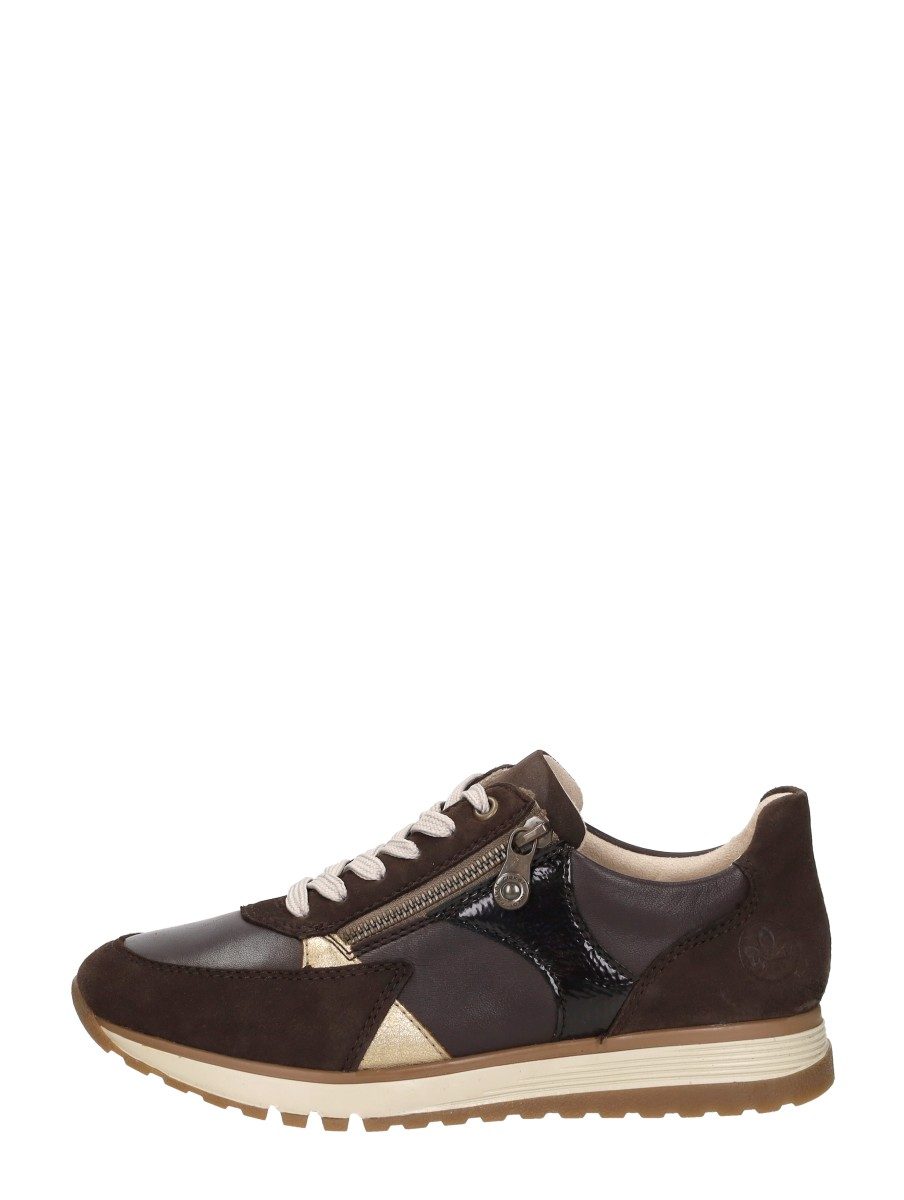 Rieker - Sneakers Laag Middel Bruin – middelbruin – foto 1 van 4