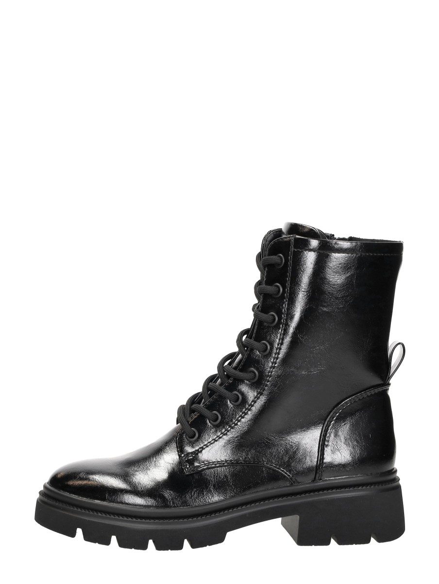Sub55 - Veterschoenen Hoog – zwart