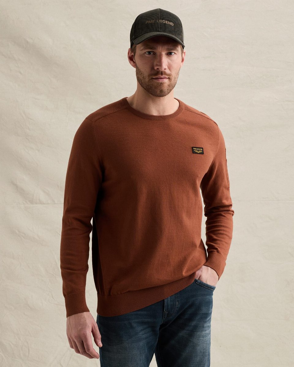 American Classic trui met flight pocket – arabian spice