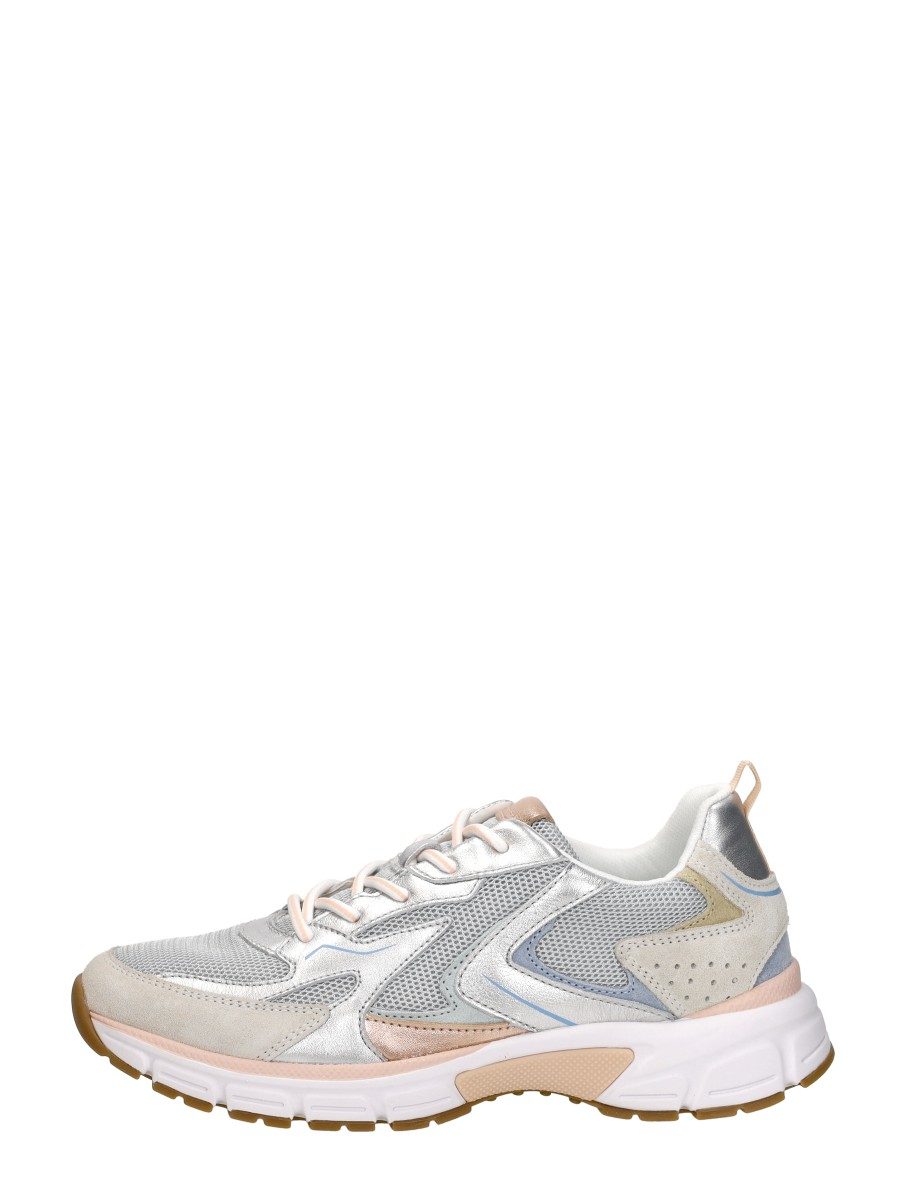 Gabor - Sneakers Laag Zilver – zilverkleur