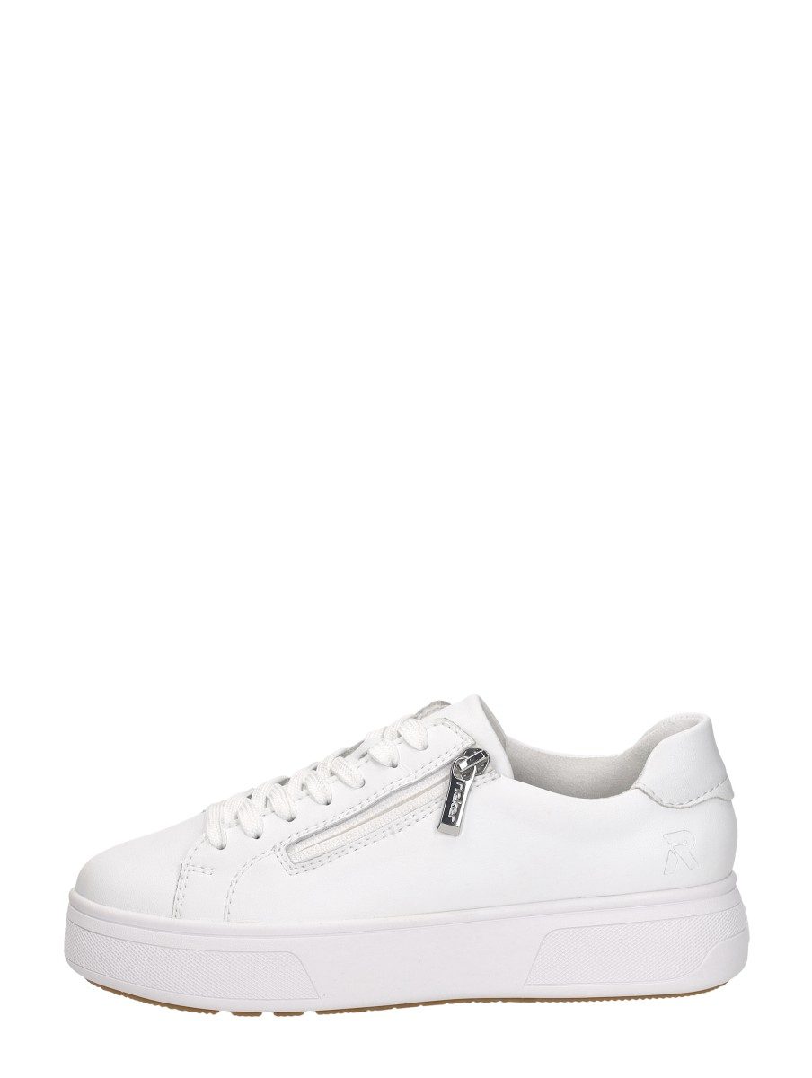 Rieker - Veterschoenen Laag – wit