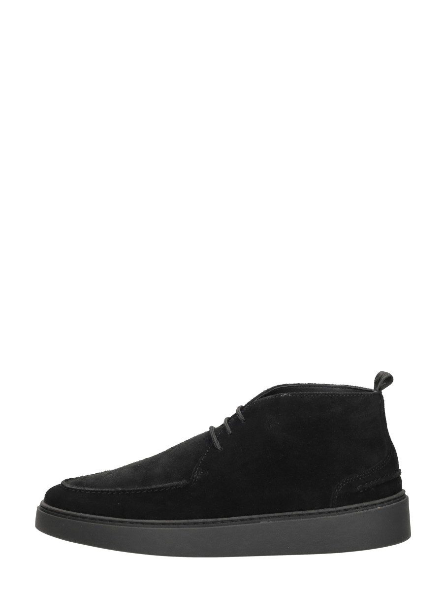 Sub55 - Veterschoenen Hoog – zwart