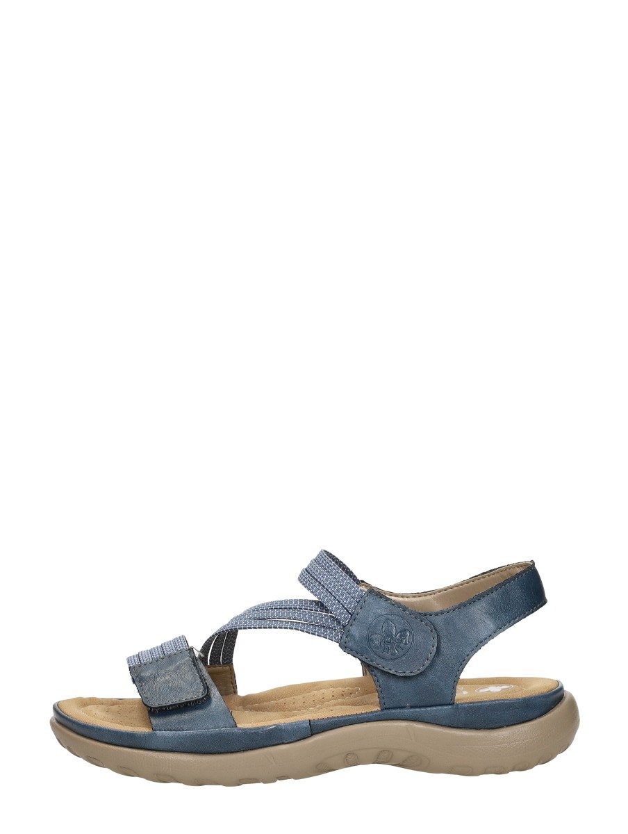 Rieker - Sandalen Plat – blauw