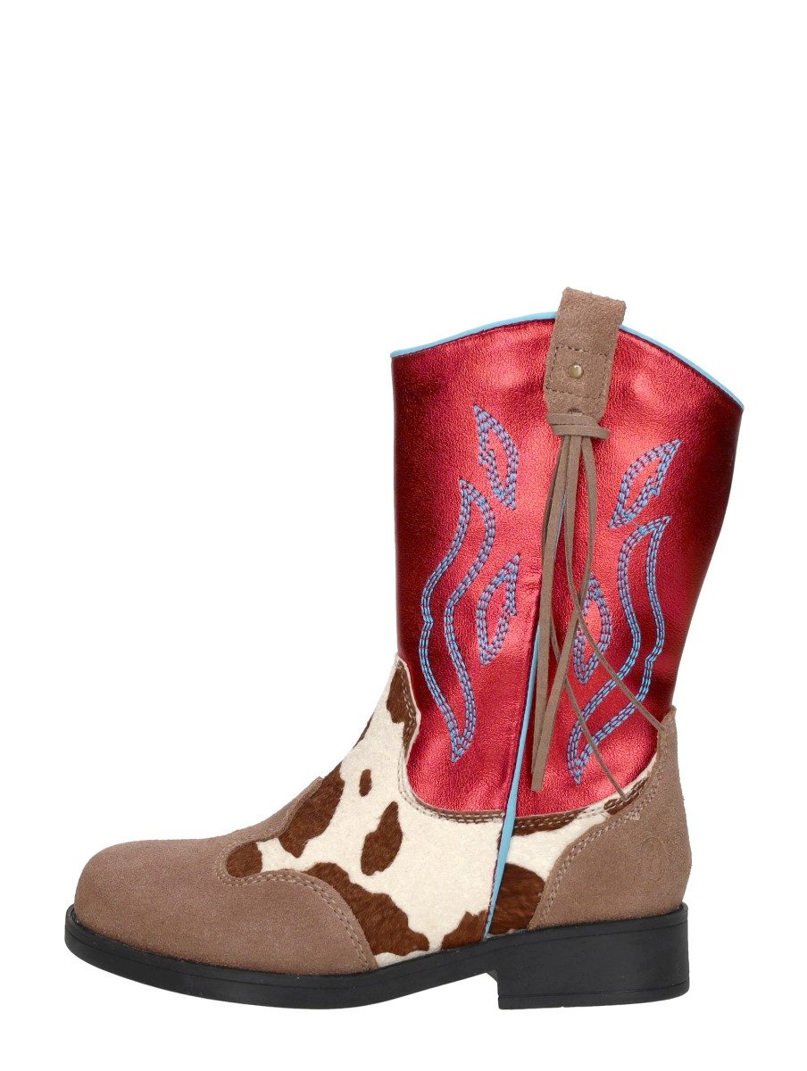 Shoesme - Veterschoen Hoog – cognac