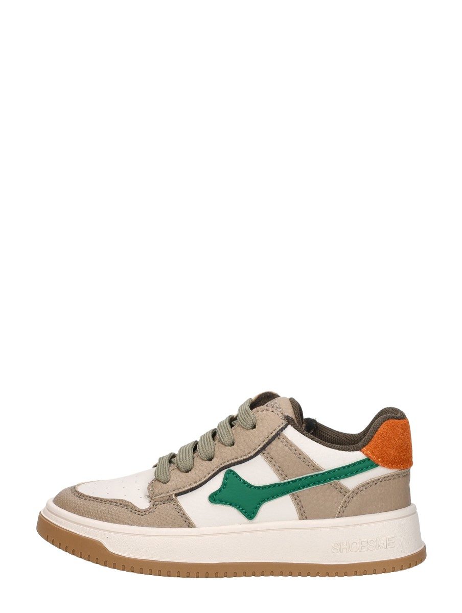 Shoesme - Veterschoenen Laag – beige