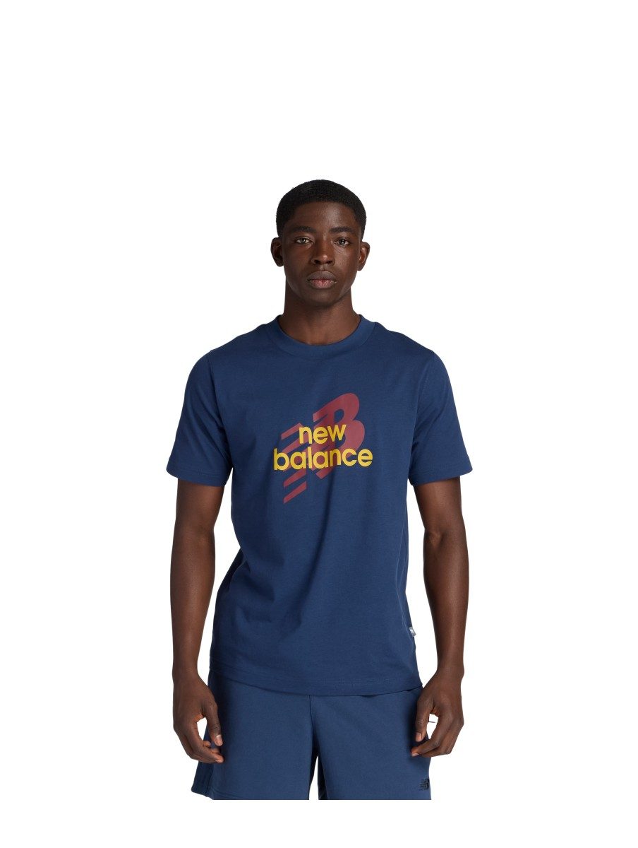 New Balance - Anglar Logo T-shirt – blauw