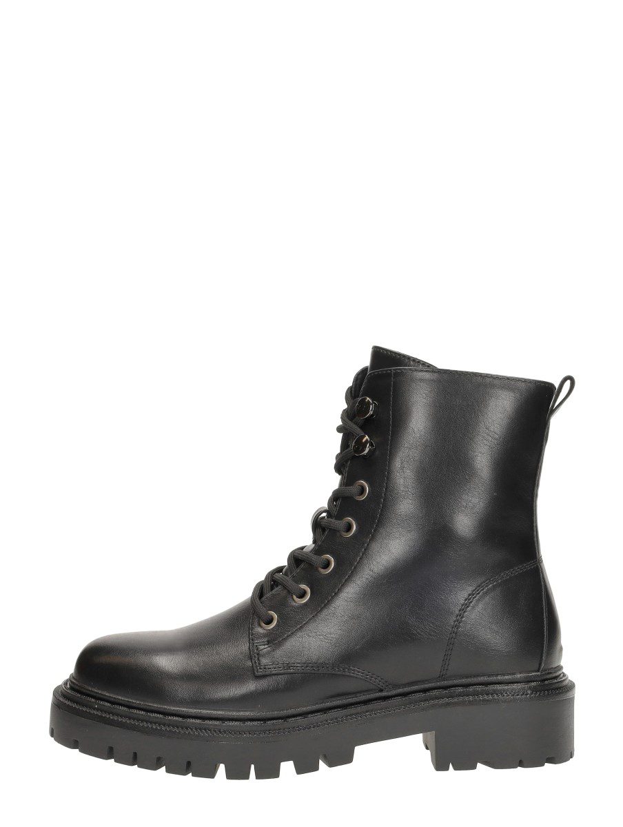 Sub55 - Veterschoenen Hoog – zwart
