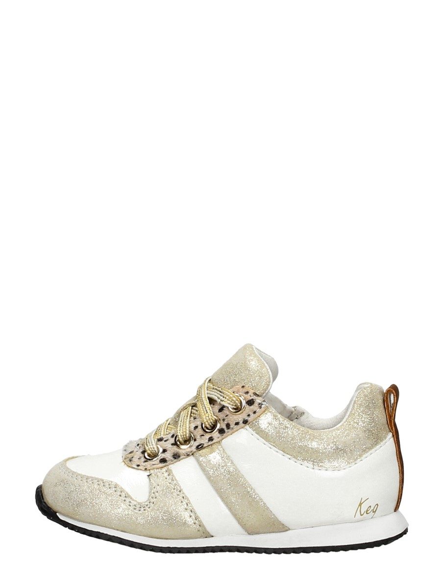 Keq - Sneakers Laag – goudkleur