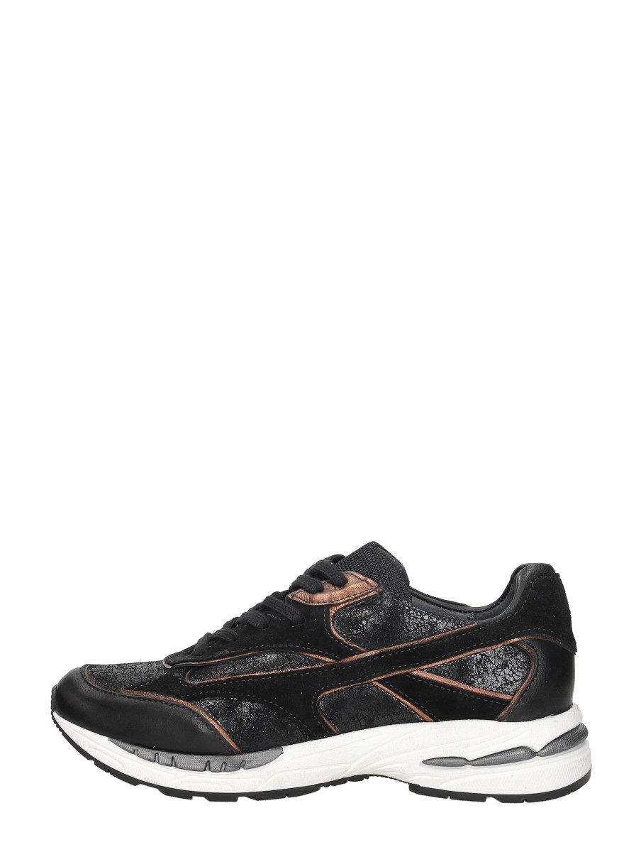 Aqa - Sneakers Laag – zwart