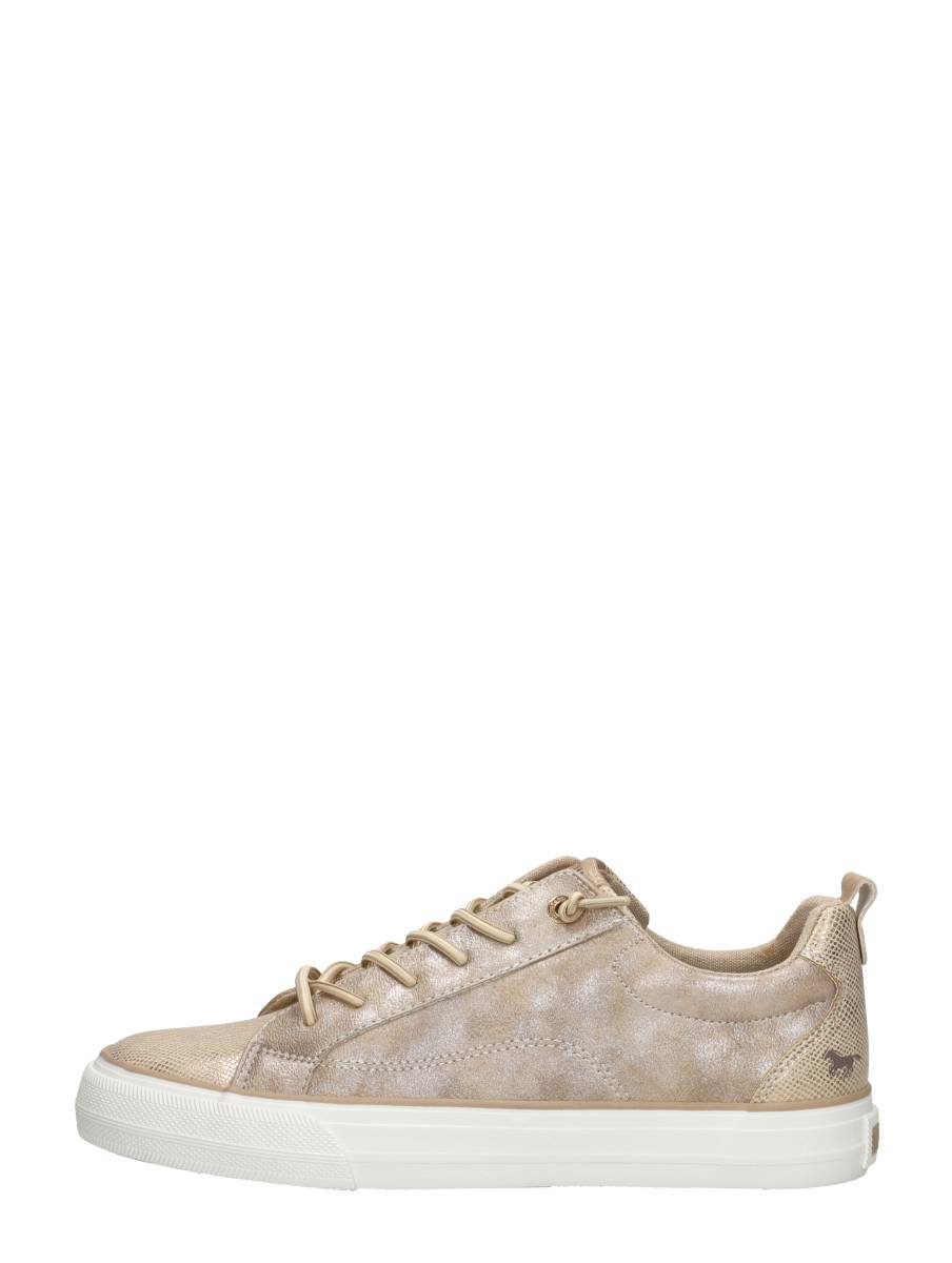 Mustang - Veterschoenen Laag – goudkleur